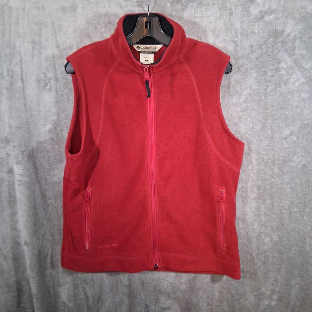 Columbia Women's Sapphire Sky Full Zip Fleece Vest Sz‎ Large